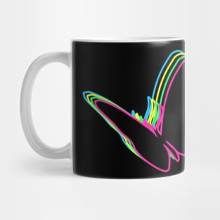 Butterfly 80s Neon Mug